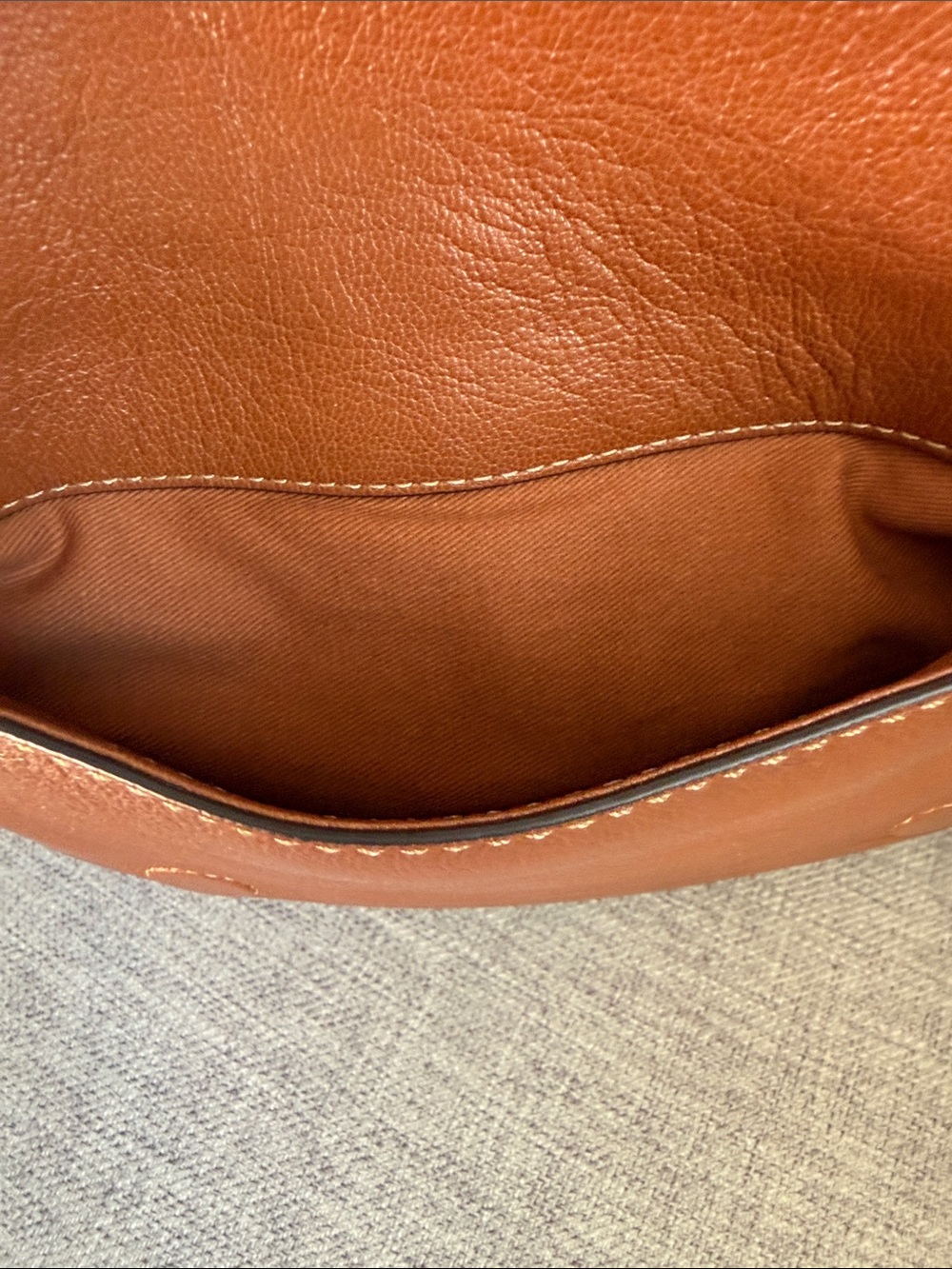 FRYE Timeless Leather Crossbody Bag in Cognac - Picture 10 of 16